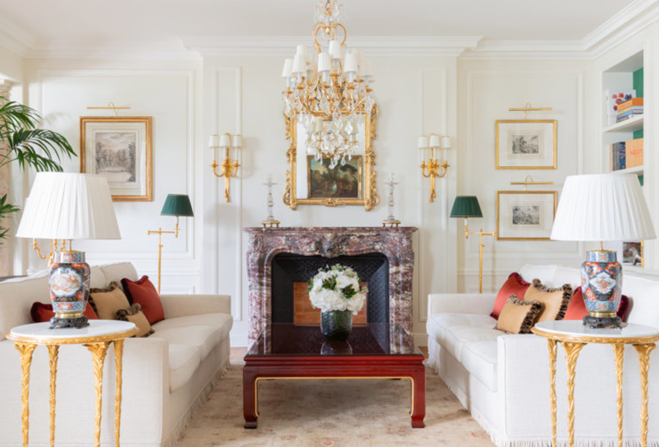 The Imperial Suite salon at Le Bristol Paris